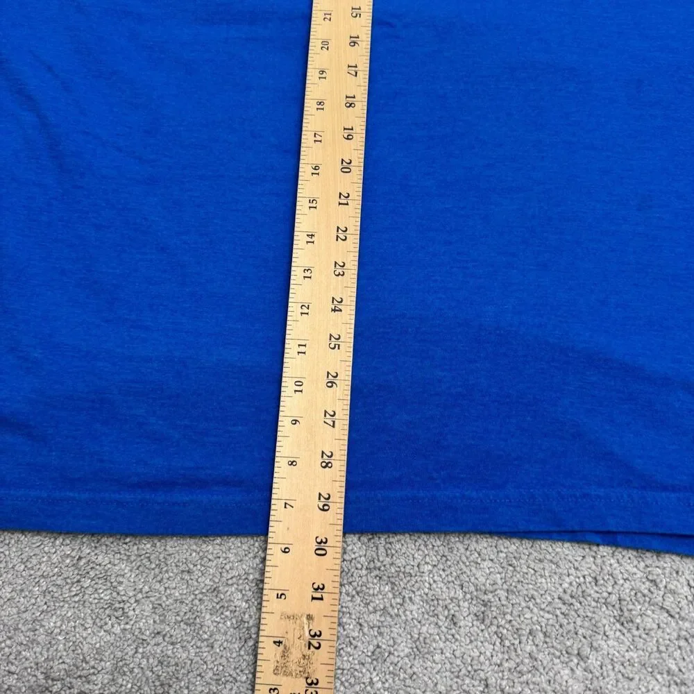 The Foundry Supply Co Polo Shirt Mens 3XL Royal Blue Short Sleeve Pocket Preppy